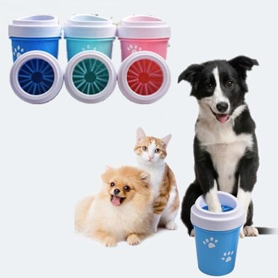 🔖  Paw Washer – Bicchiere Lavazampe per Cani e Gatti, Pulizia Facile e Veloce