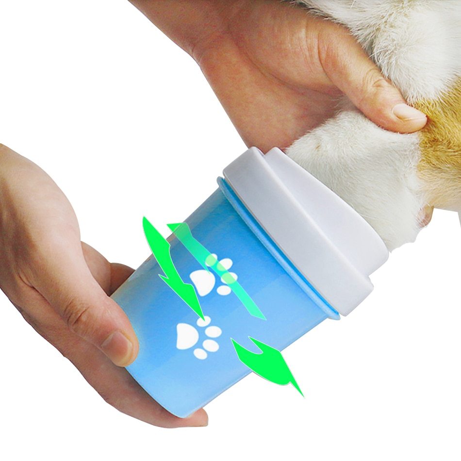 🔖  Paw Washer – Bicchiere Lavazampe per Cani e Gatti, Pulizia Facile e Veloce