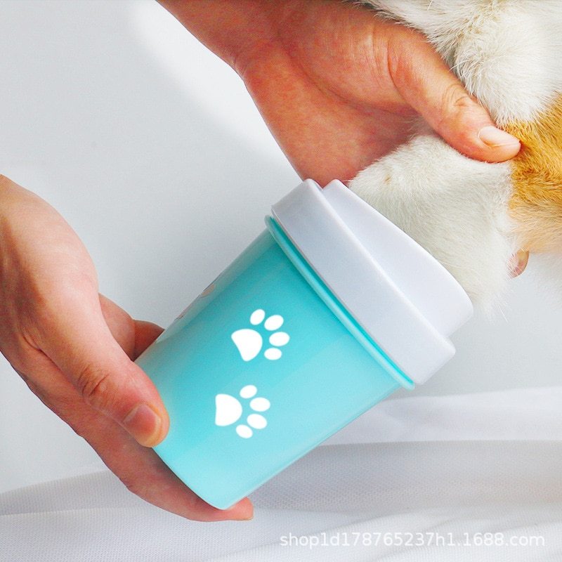 🔖  Paw Washer – Bicchiere Lavazampe per Cani e Gatti, Pulizia Facile e Veloce