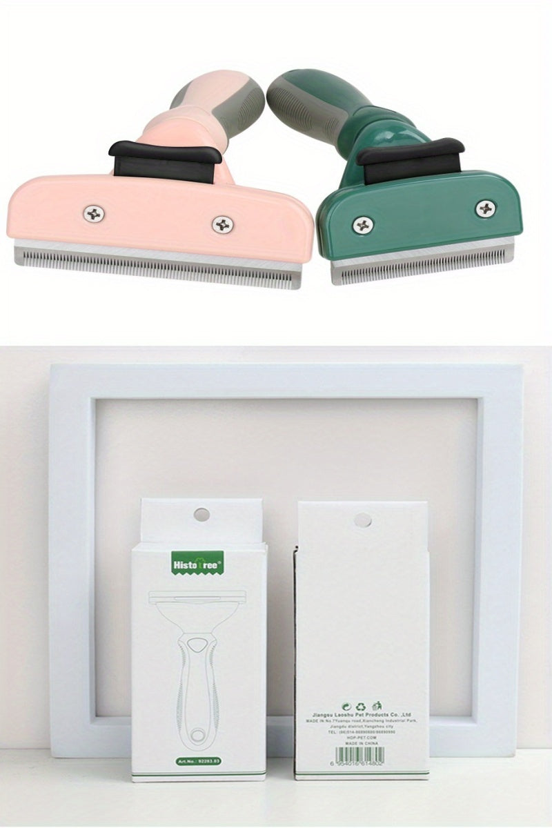 Pettine Rimuovi Pelo per Cani e Gatti – Trimmer Professionale Antigroviglio, Rasatura e Sfoltimento