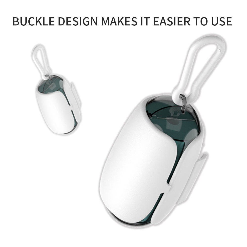 Dispenser Sacchetti Igienici per Cani – Porta Sacchetti a Capsule con Gancio per Guinzaglio