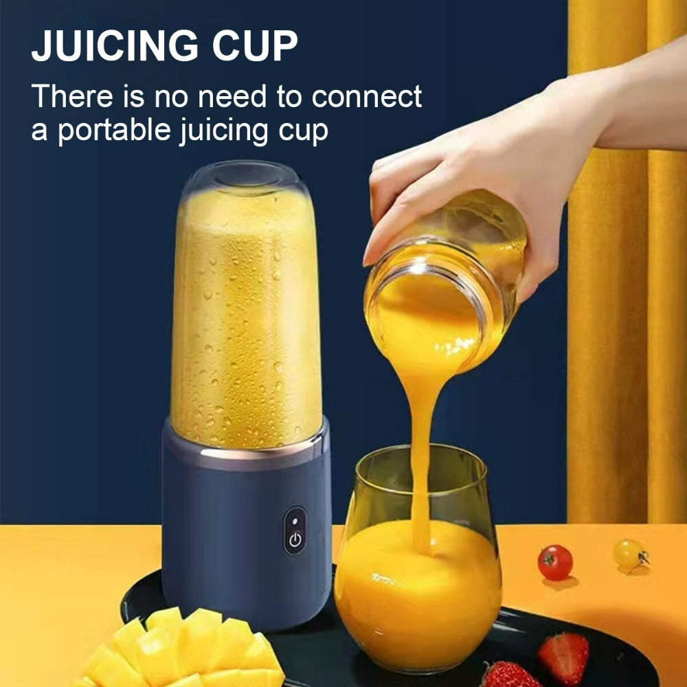 Frullatore Portatile USB 6 Lame – Mini Blender Ricaricabile 400ml per Smoothie e Succhi