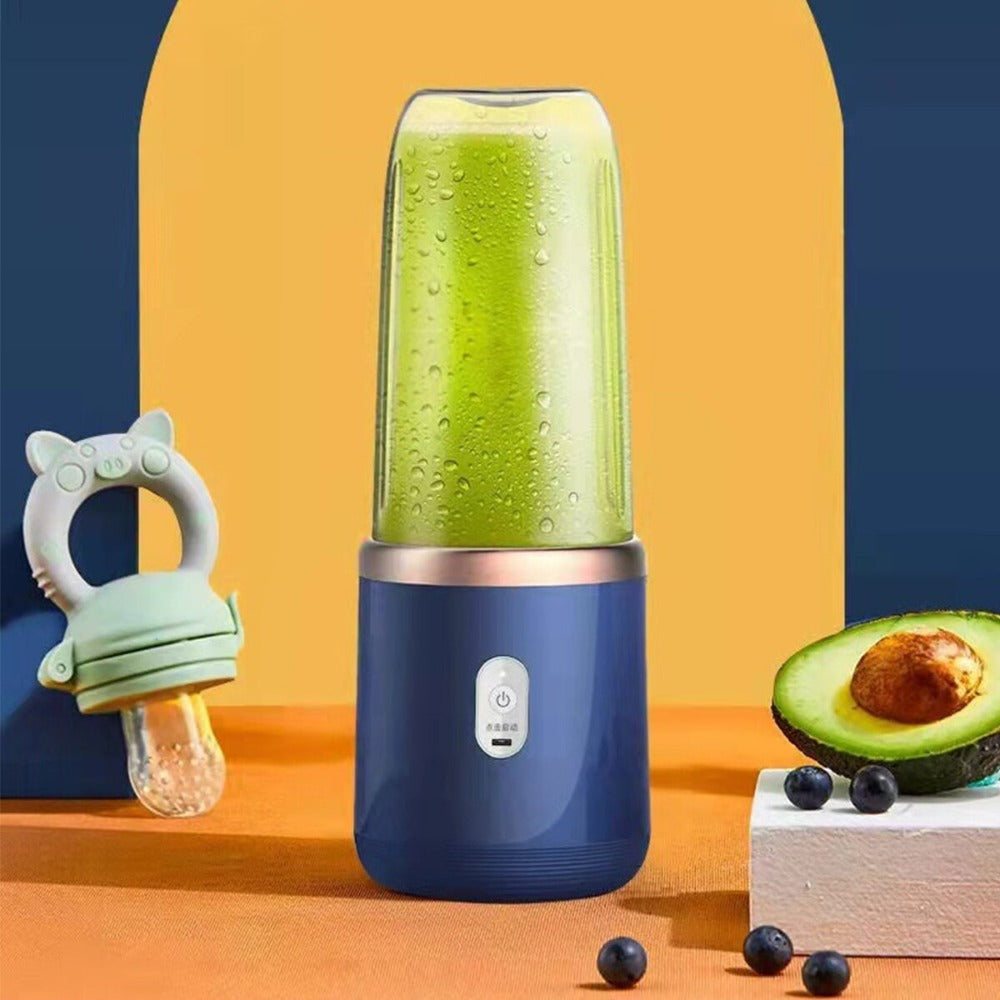 Frullatore Portatile USB 6 Lame – Mini Blender Ricaricabile 400ml per Smoothie e Succhi