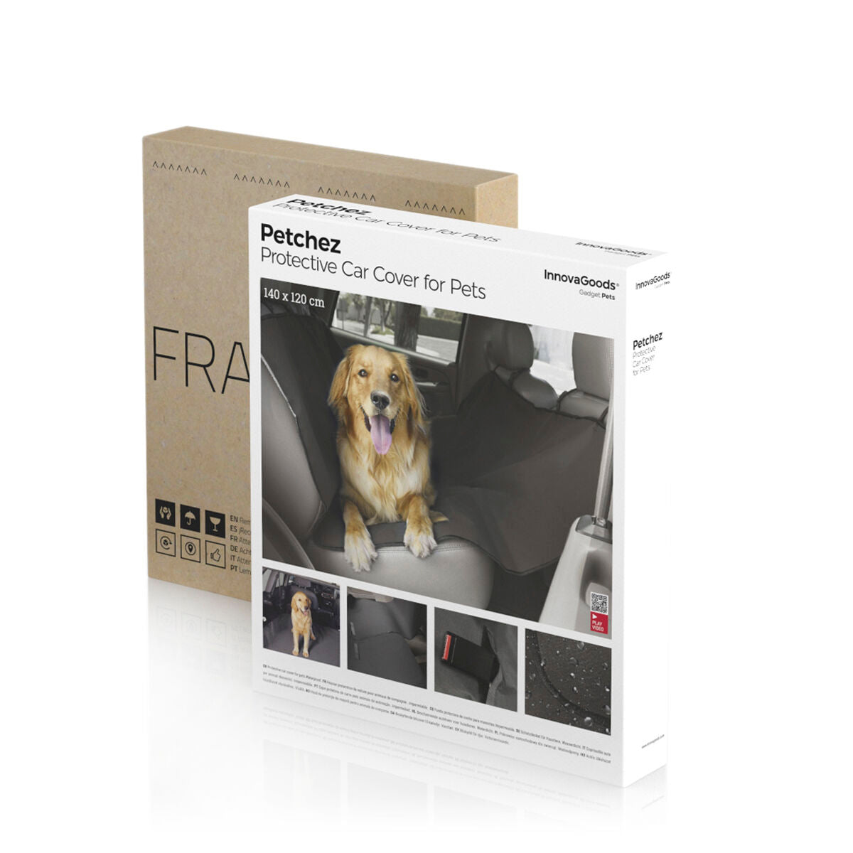 Copertura Protettiva Impermeabile per Auto – InnovaGoods Petchez