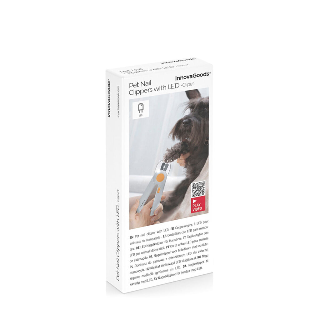 Tagliaunghie per Animali con LED InnovaGoods – Sicuro e Preciso