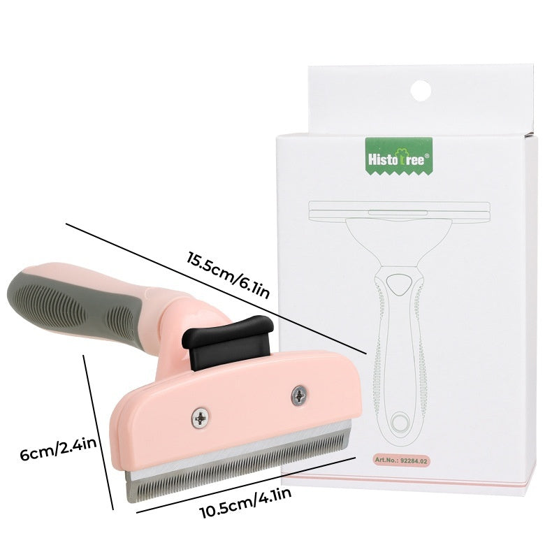 Pettine Rimuovi Pelo per Cani e Gatti – Trimmer Professionale Antigroviglio, Rasatura e Sfoltimento