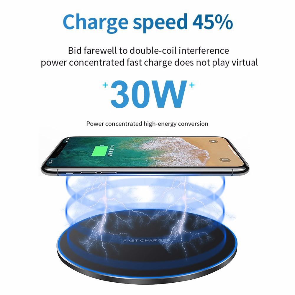 🔖Titolo Proposto  Dragon W9 Wireless Charging Pad 30W – Ultra Sottile, USB-C, Compatibile iPhone 15 e Android