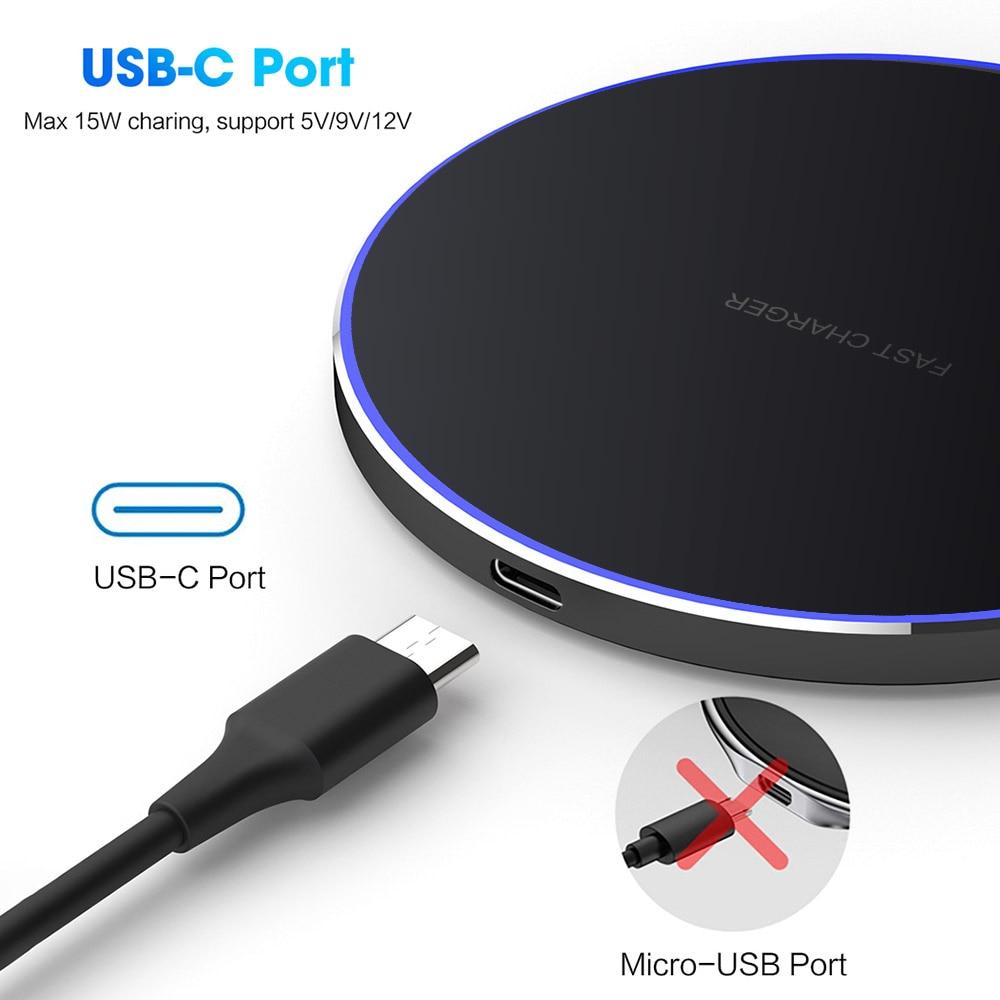 🔖Titolo Proposto  Dragon W9 Wireless Charging Pad 30W – Ultra Sottile, USB-C, Compatibile iPhone 15 e Android
