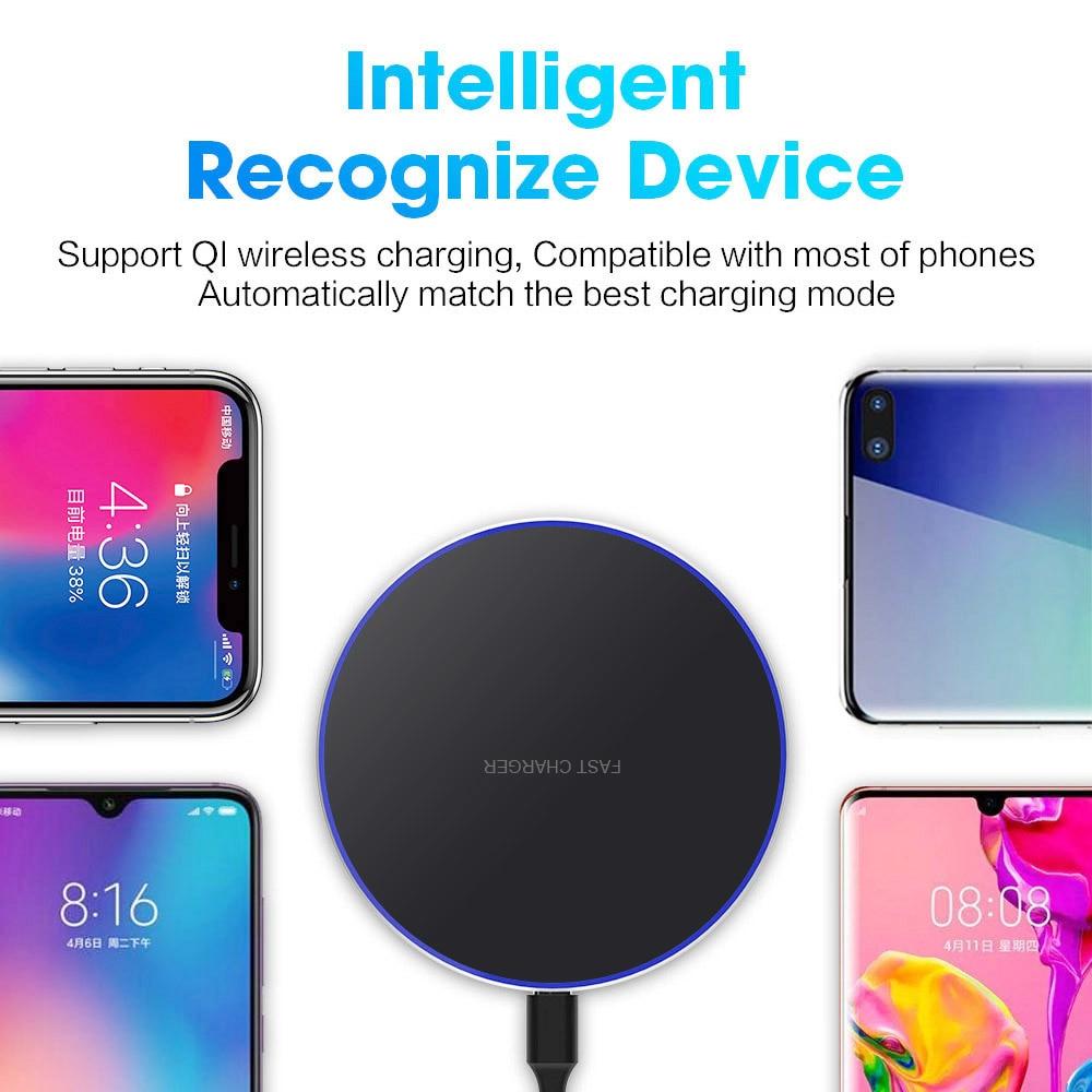 🔖Titolo Proposto  Dragon W9 Wireless Charging Pad 30W – Ultra Sottile, USB-C, Compatibile iPhone 15 e Android